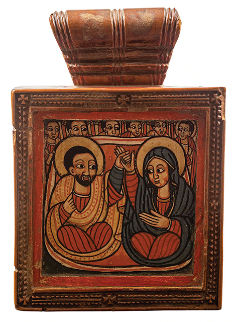Vision 2025 Spotlight 15 Icons: An age-old entrée into the divine A 20th-century icon from Ethiopia depicting the Mother of God and the Ethiopian Orthodox Church’s Feast of the Covenant of Mercy.