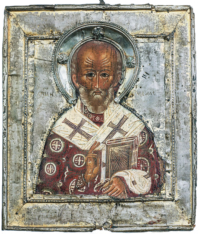 Vision 2025 Spotlight 18 Icons: An age-old entrée into the divine A Russian icon of Saint Nicholas from the mid-17th century