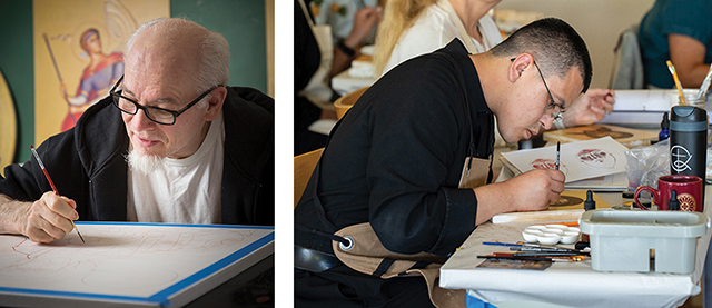 Vision 2025 Spotlight 20 Icons: An age-old entrée into the divine Brother Claude Lane, O.S.B. and Brother Isaiah Vargas, O.S.B. of Mount Angel Abbey in Oregon